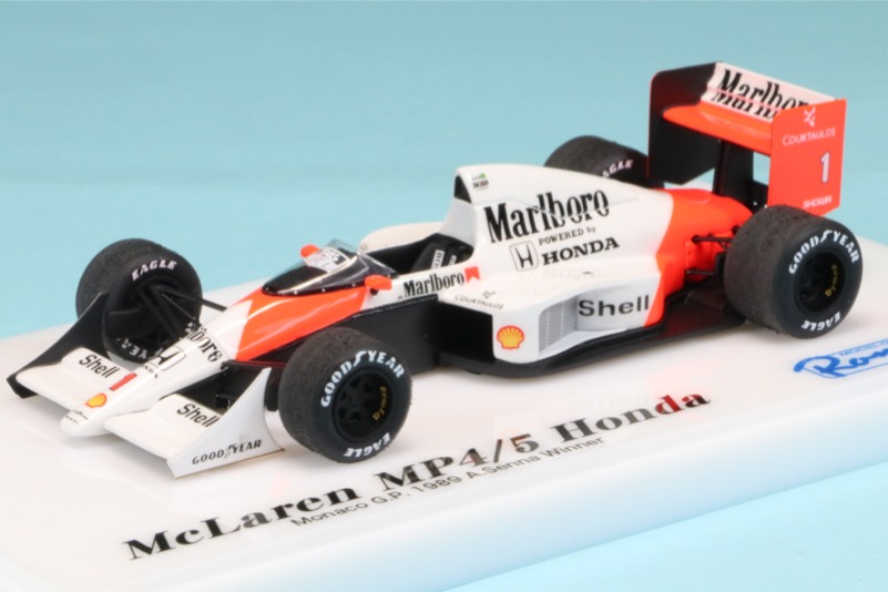 ロムファクトリー 1/43 マクラーレン MP4/5 ホンダ モナコGP 1989 A.セナ ウィナー　RFTMK090_KC