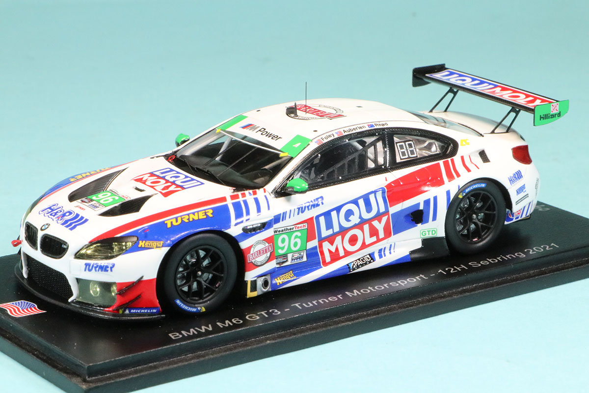 スパーク 1/43 BMW M6 GT3 セブリング 12h 2021 No.96　US293