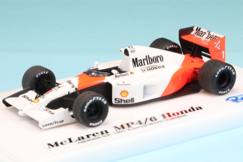 ロムファクトリー 1/43 マクラーレン MP4/6 ホンダ 日本GP 1991 A.セナ ワールドチャンピオン　RFTMK149_KC