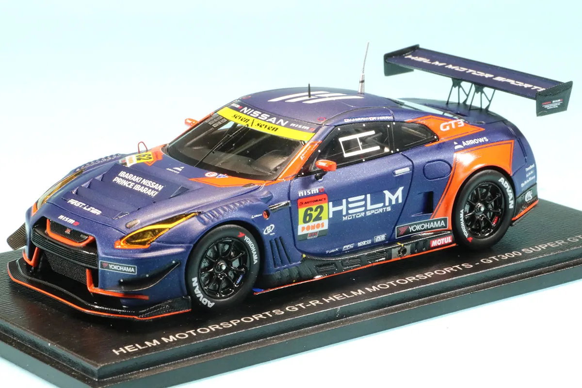 スパーク 1/43 HELM MOTORSPORTS GT-R スーパーGT 2025 GT300 No.62