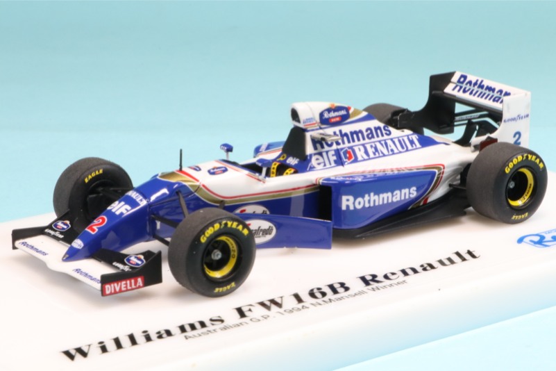 ウィリアムズルノー 1994 1/43 ロムファクトリー 1/43 ウィリアムズ FW16B ルノー
