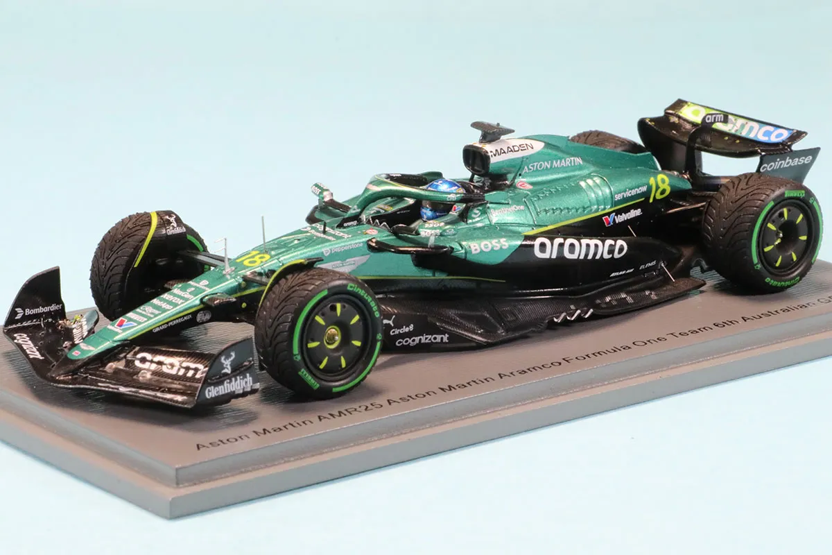 スパーク 1/43 アストンマーチン AMR25 No.18 2025 オーストラリGP 6位