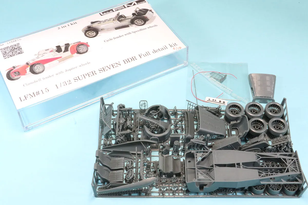 レイクフロントモデル 1/32 3Dプリントフルキット ケータハム スーパー7 BDR Ver.　LFM-15