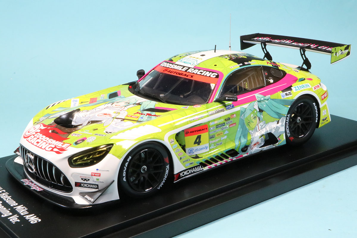 GSR 1/18 グッドスマイル 初音ミク AMG スーパーGT 2022 No.4 "開幕戦" (ディスプレイアクリルケース付)　GSR6847