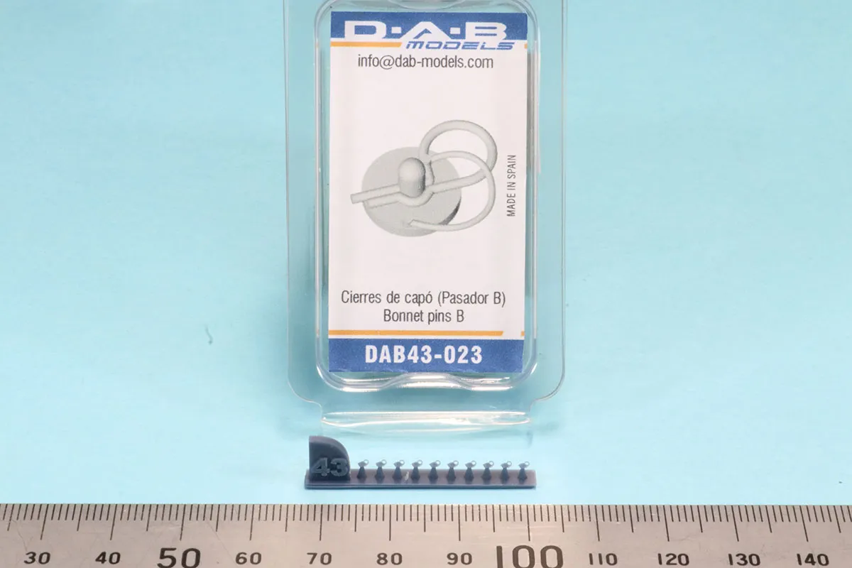 DAB Models 1/43 キャッチピン タイプB 10個入り　DAB43-023