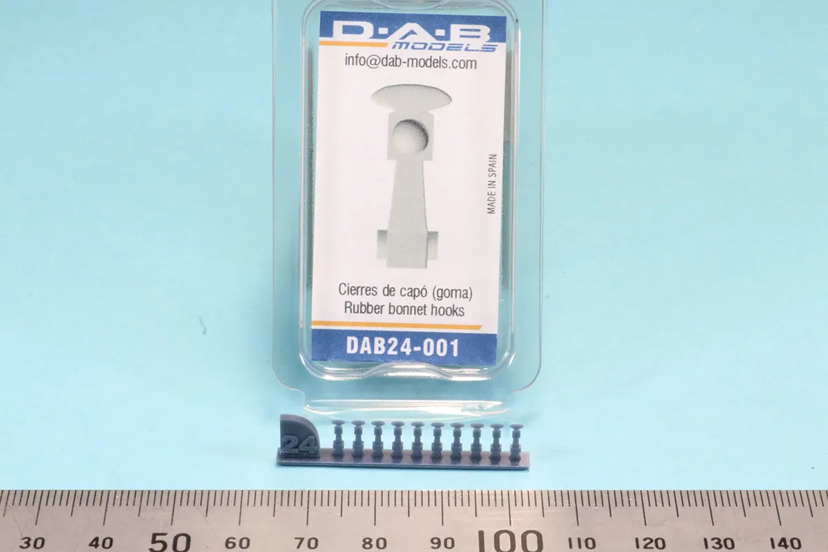 DAB Models 1/24 ラバー キャッチピン 10個入り　DAB24-001