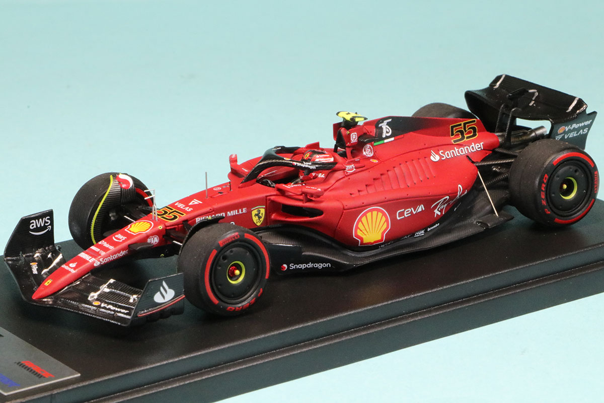 ルックスマート 1/43 フェラーリ F1-75 イギリスGP 2022 C.サインツ ウィナー　LSF1043