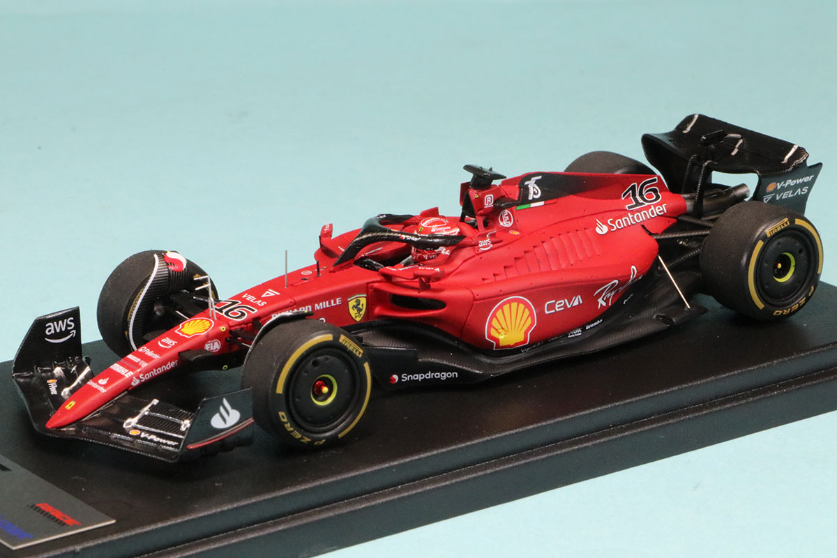 ルックスマート 1/43 フェラーリ F1-75 オーストリアGP 2022 C.ルクレール ウィナー　LSF1044