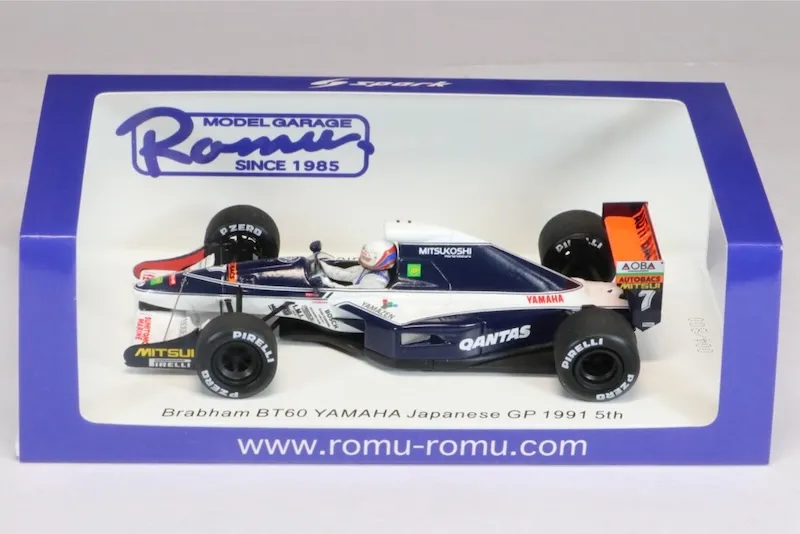 ロム特注スパーク 1/43 ブラバム BT60 ヤマハ 日本GP 1991 M