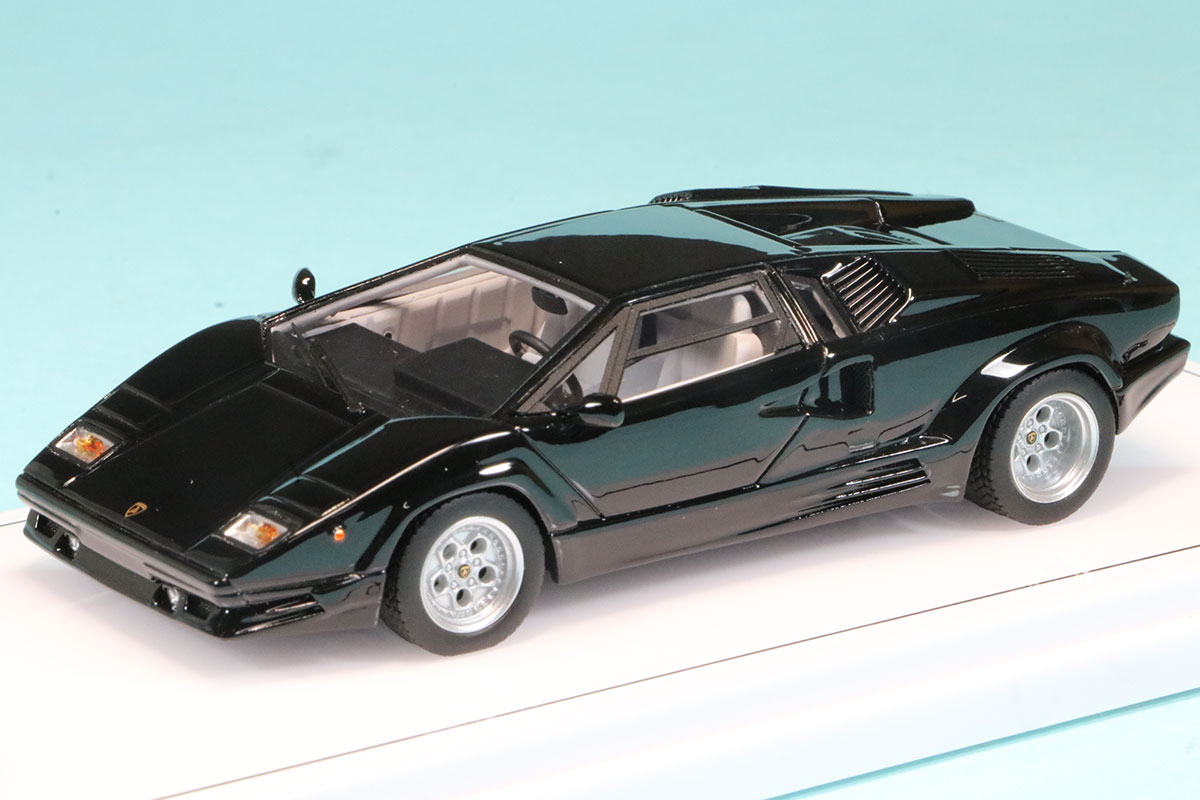 トゥルースケール 1/43 ランボルギーニ カウンタック 25th アニバーサリー ブラック　TSM430657