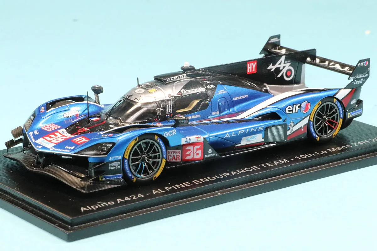スパーク 1/43 アルピーヌA424 No.36 アルピーヌ・エンデュランス・チーム 10th ルマン 2025 M. Schumacher - F. Makowiecki - J. Gounon　S9265