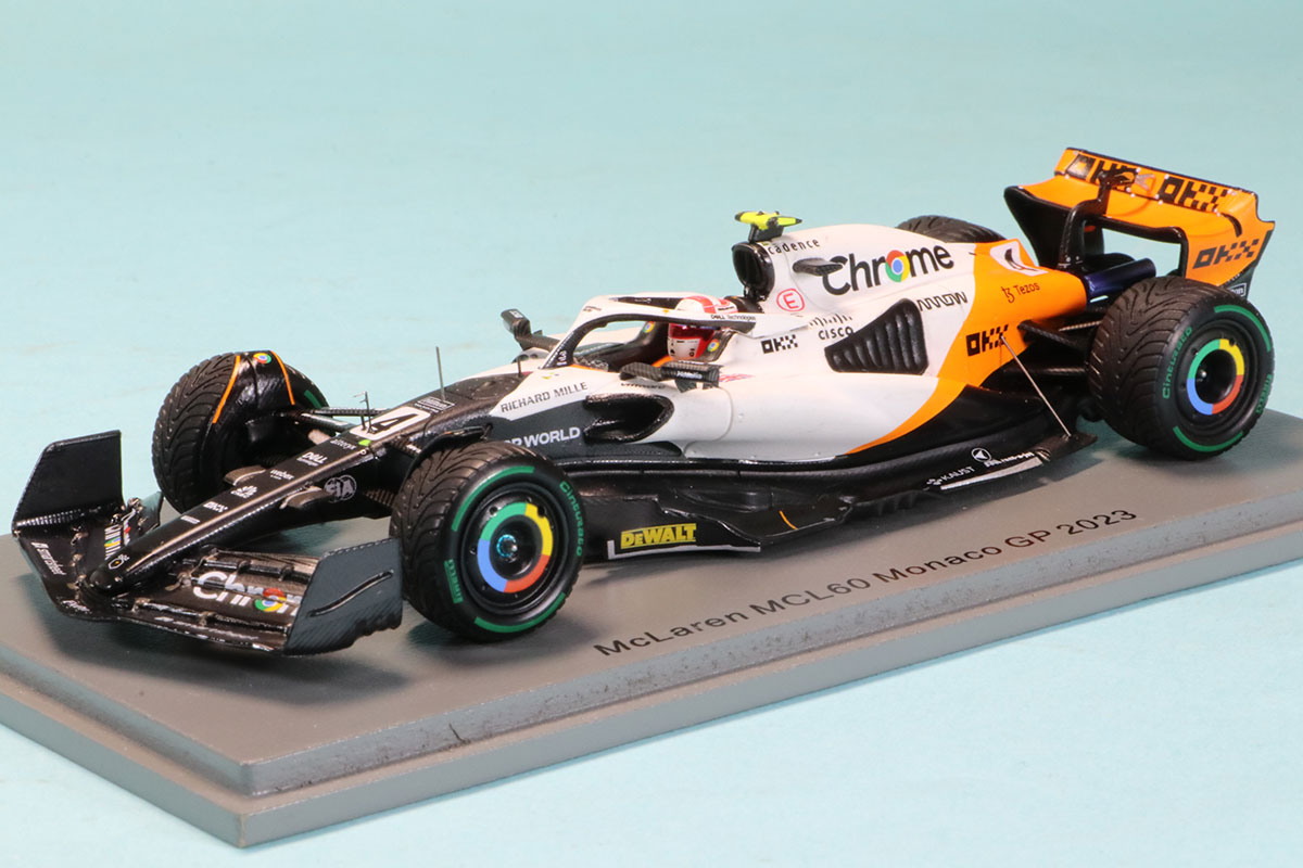 スパーク 1/43 マクラーレン MCL60 モナコGP 2023 L.ノリス 9th 　S8583