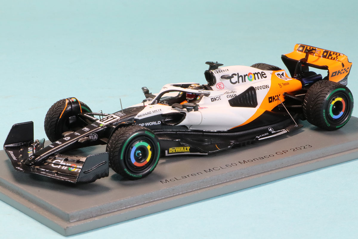 スパーク 1/43 マクラーレン MCL60 モナコGP 2023 O.ピアストリ　S8584