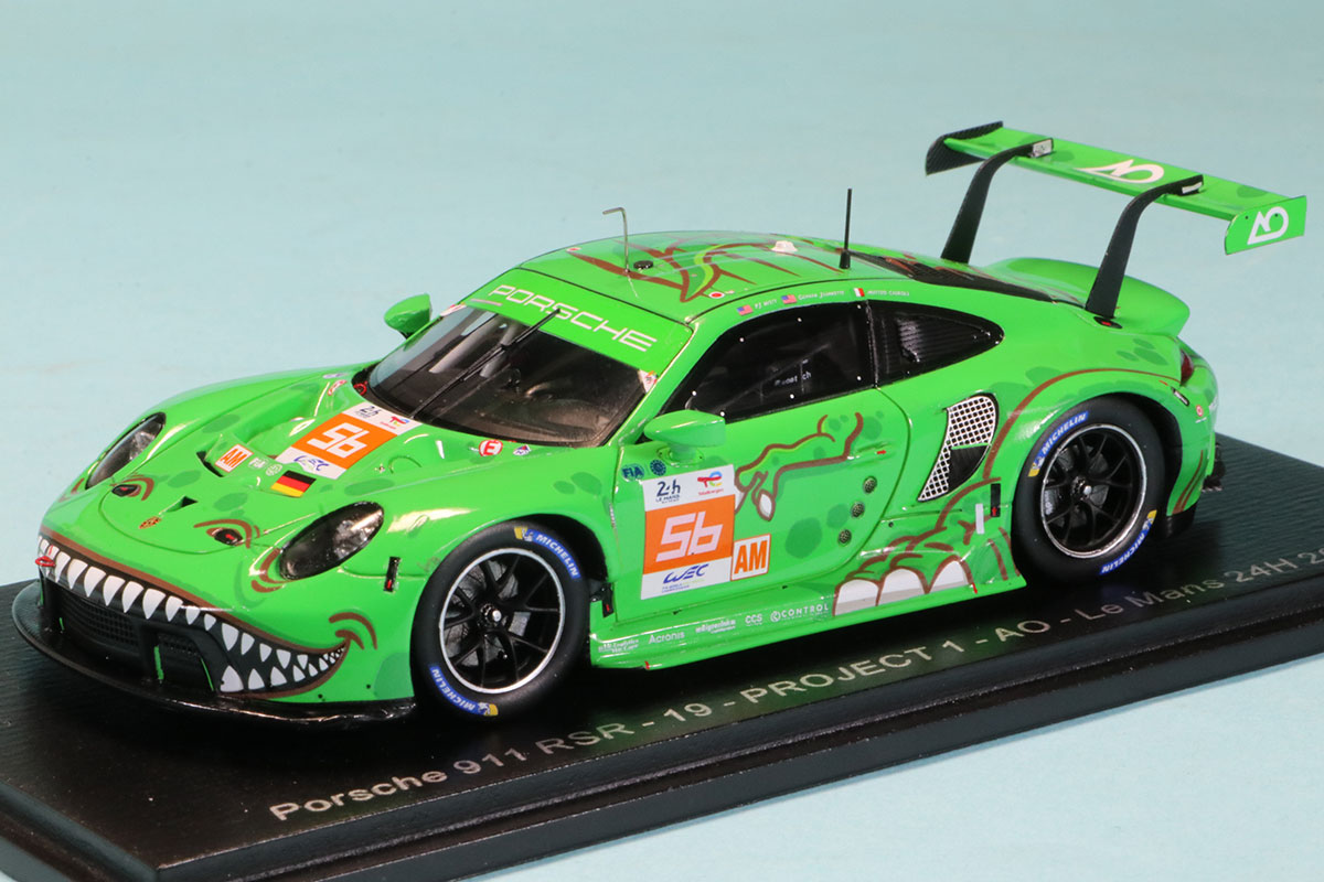 スパーク 1/43 ポルシェ 911 RSR No.56 PROJECT 1 - AO  ルマン 2023 PJ Hyett - G. Jeannette - M. Cairoli　S8762