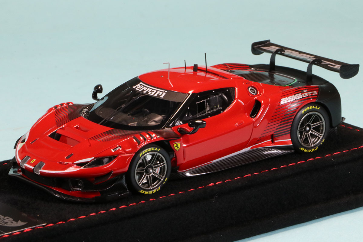 フェラーリ 22台セット BBR 1/43 フェラーリ 296 GT3 2022 スウェード台座 BBRC279A