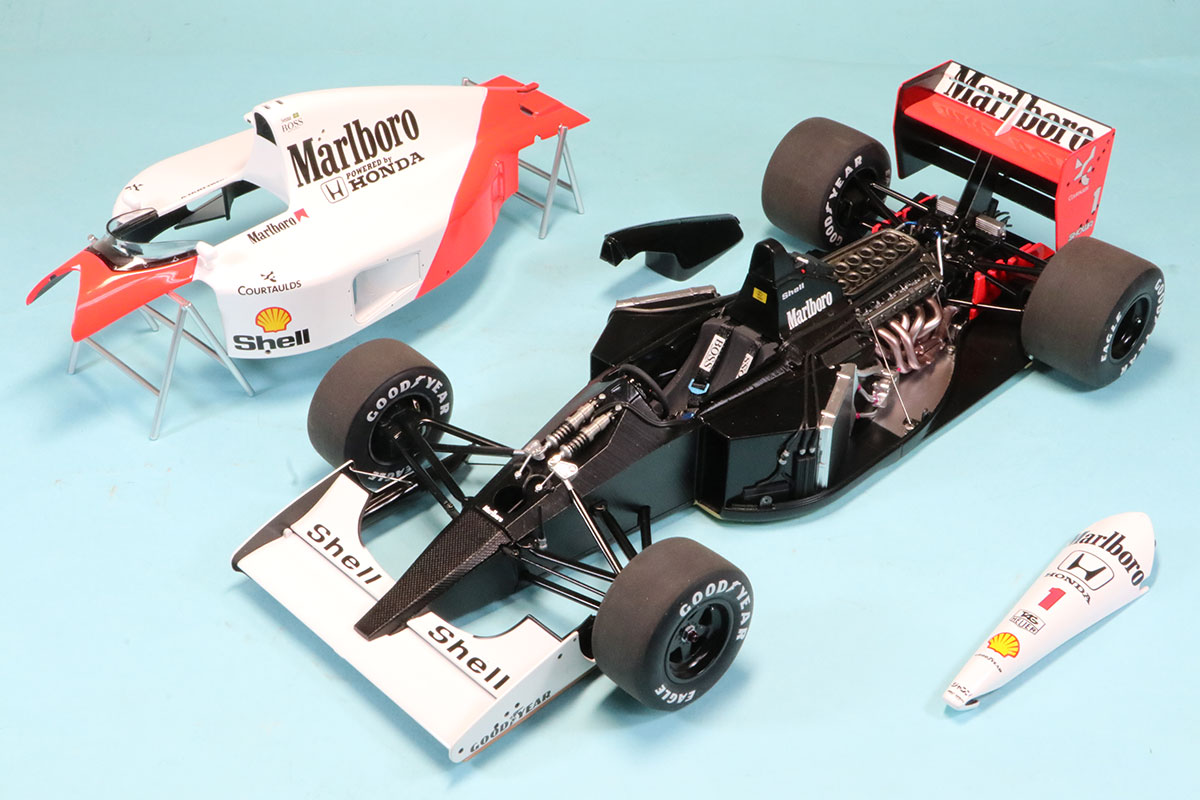 2025新入荷 予約] オートアート 1/18 マクラーレン MP4/6 ホンダ 日本 GP ミニカー