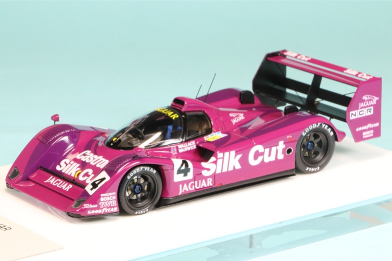 アイドロン 1/43 ジャガー XJR-14 ルマン 1991 予選 シルクカットデカール加工　EM476S