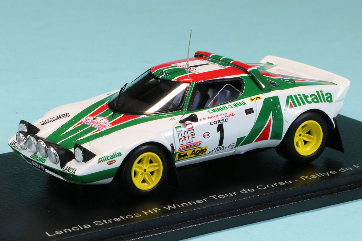 スパーク 1/43 ランチア ストラトス HF ツールドコルス 1976 No.1 ウィナー　S9089