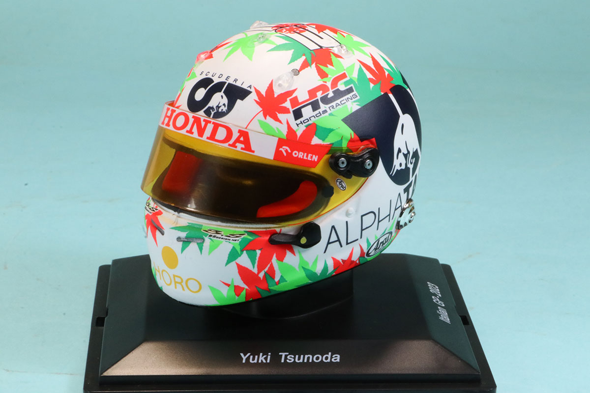 【新品、未開封】スパーク社製 角田裕毅 1/5 ヘルメット 2023イタリアGP スパーク 1/5 ヘルメット 角田裕毅 イタリア GP 2023 5HF123