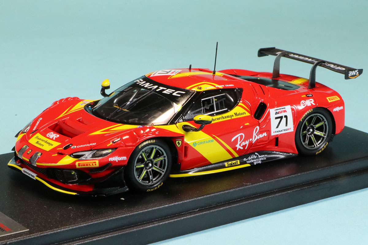 ルックスマート Ferrari 296 GT3 2023 ミニカー Looksmart Ferrari 296 GT3 #52 Chen FIA GT World Cup Macau