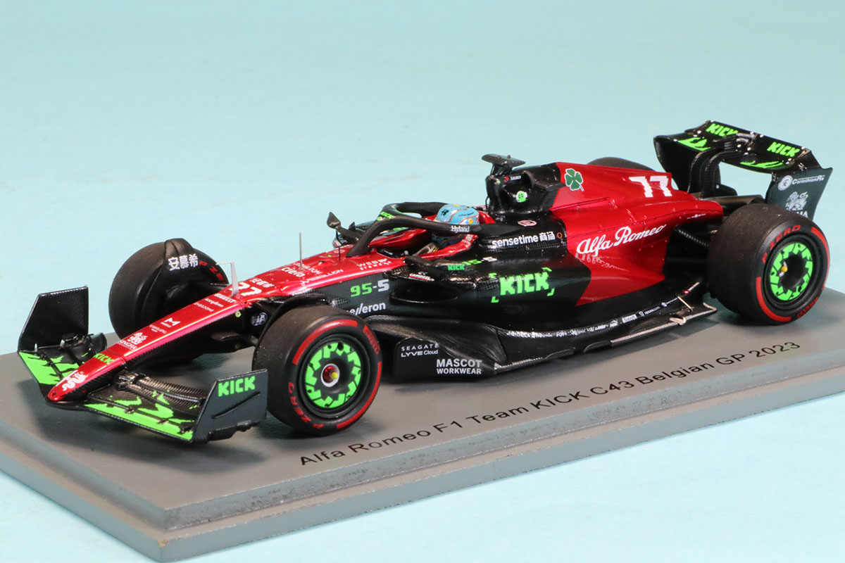 スパーク 1/43 アルファロメオ C43 ベルギー GP 2023 V.ボッタス　S8921