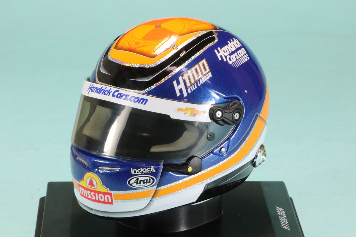 スパーク 1/5 ヘルメット カイル ラーソン 2024 アロー マクラーレン インディ ハイクオリティVer. 5HSP106