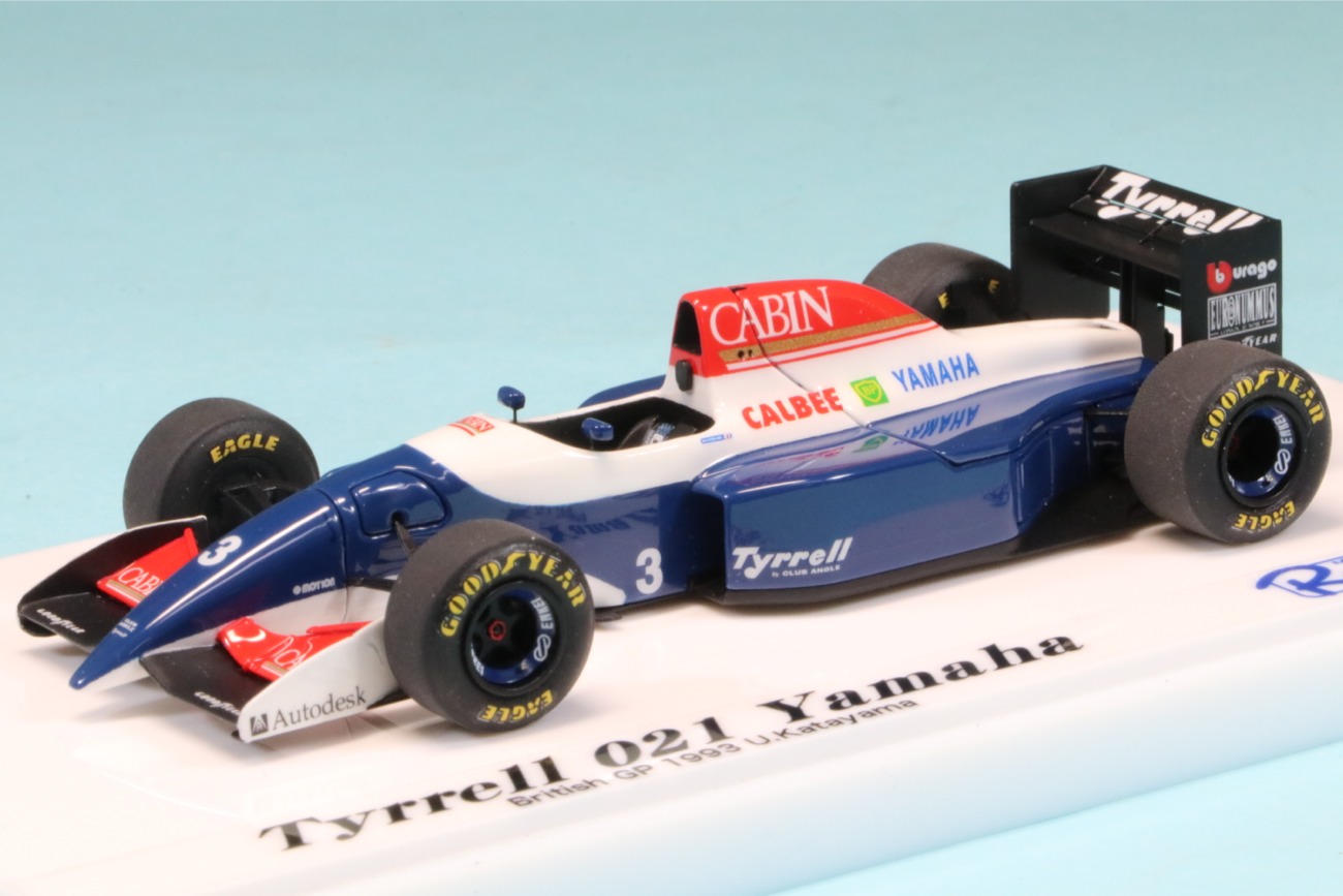 [受注製作見本] ロムファクトリー 1/43 ティレル 021 イギリスGP 1993 片山右京　RFMET06