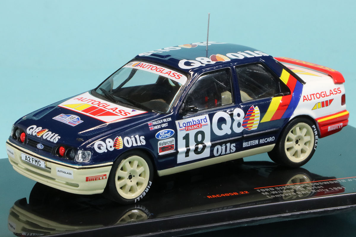 イクソ 1/43 フォード シエラ RS コスワース RACラリー 1991 No.18　RAC405B