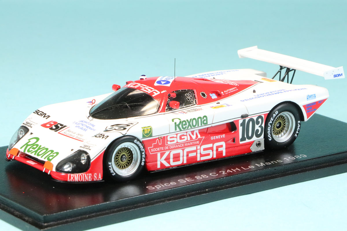 パークマンサー スパーク 1/43 スパイス SE88C ルマン 1989 No.103 S6807