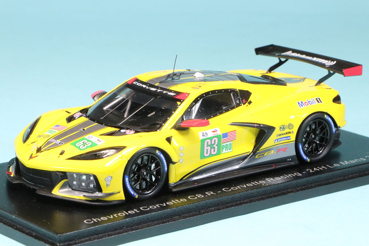 スパーク 1/43 シボレー コルベット C8.R Corvette Racing ルマン 24h 2022 A.Garcia/J.Taylor/N.Catsburg No.63　S8643