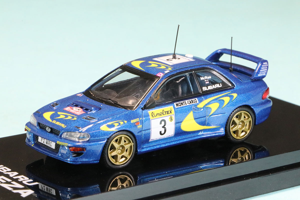 ホビージャパン 1/64 スバル インプレッサ WRC モンテカルロ 1997 No.3 C.マクレー　HJR642041A