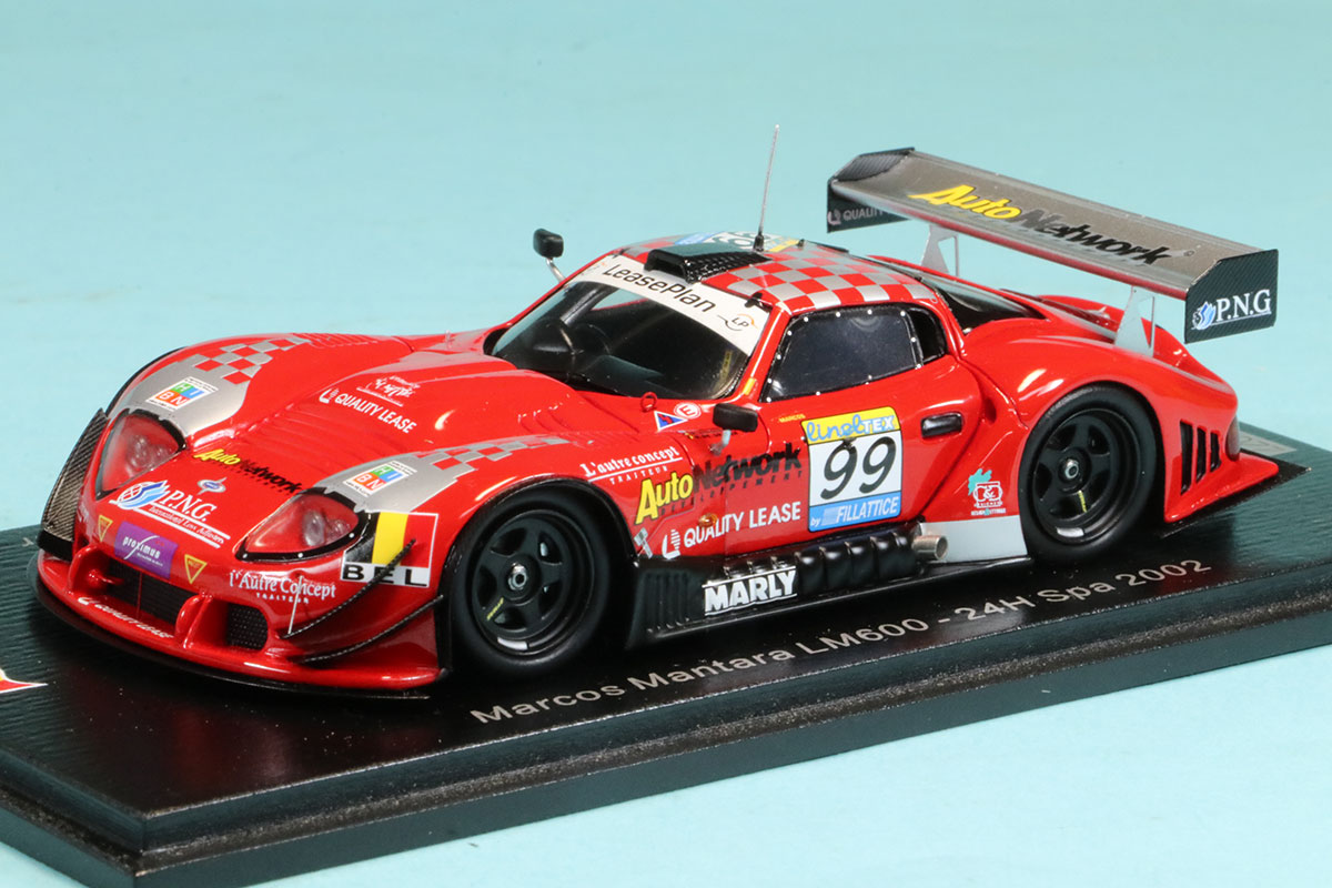 スパーク 1/43 マーコス モンチューラ LM600 スパ 24h 2002 No.99