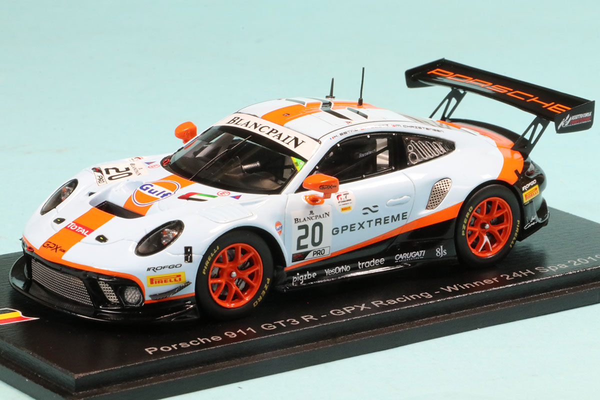 スパーク 1/43 ポルシェ 911 GT3 R スパ 24h 2019 No.20 ウィナー　43SPA2019