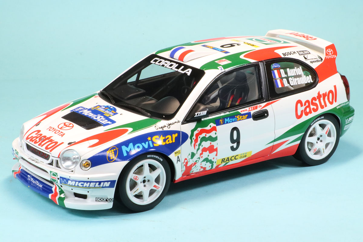 通販サイト一覧 オットーモビル 1/18 カタルーニャラリー WRC カローラ トヨタ ミニカー