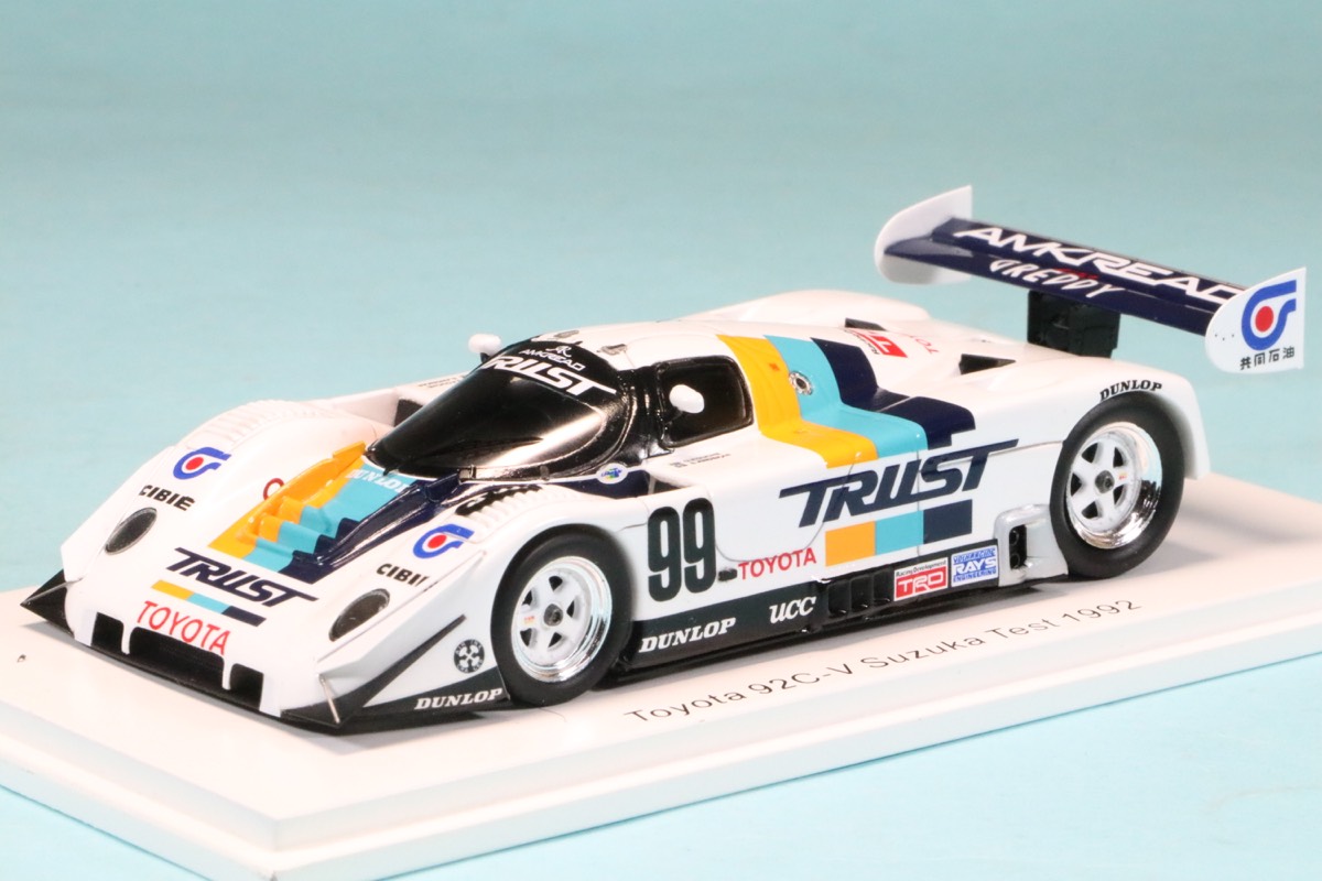 HPI 1/43 トヨタ TS010 鈴鹿 テストカー 1992 完成品 HPI Racing 1/43 Toyota TS010 Test Car - Suzuka 1992 - 8582