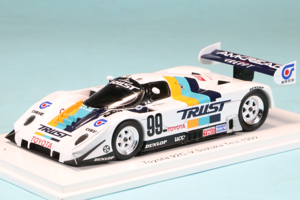 スパーク 1/43 トヨタ 92C-V 鈴鹿 テスト 1992 No.99　S6253