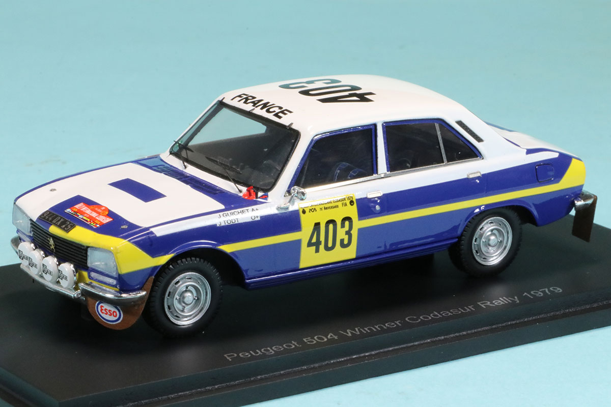 スパーク 1/43 プジョー 504 コダスルラリー 1979 Winner No.403　S5632