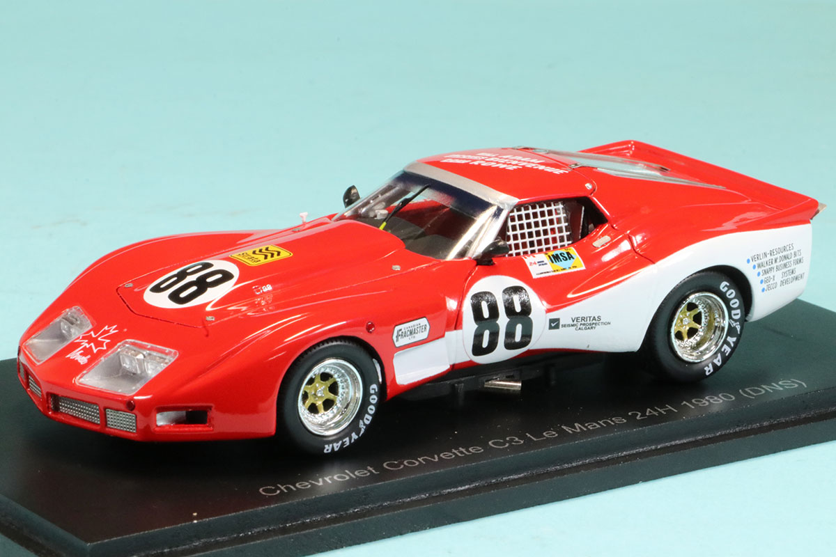 スパーク 1/43 シボレー コルベット C3 ルマン 1980 No.88 S6390