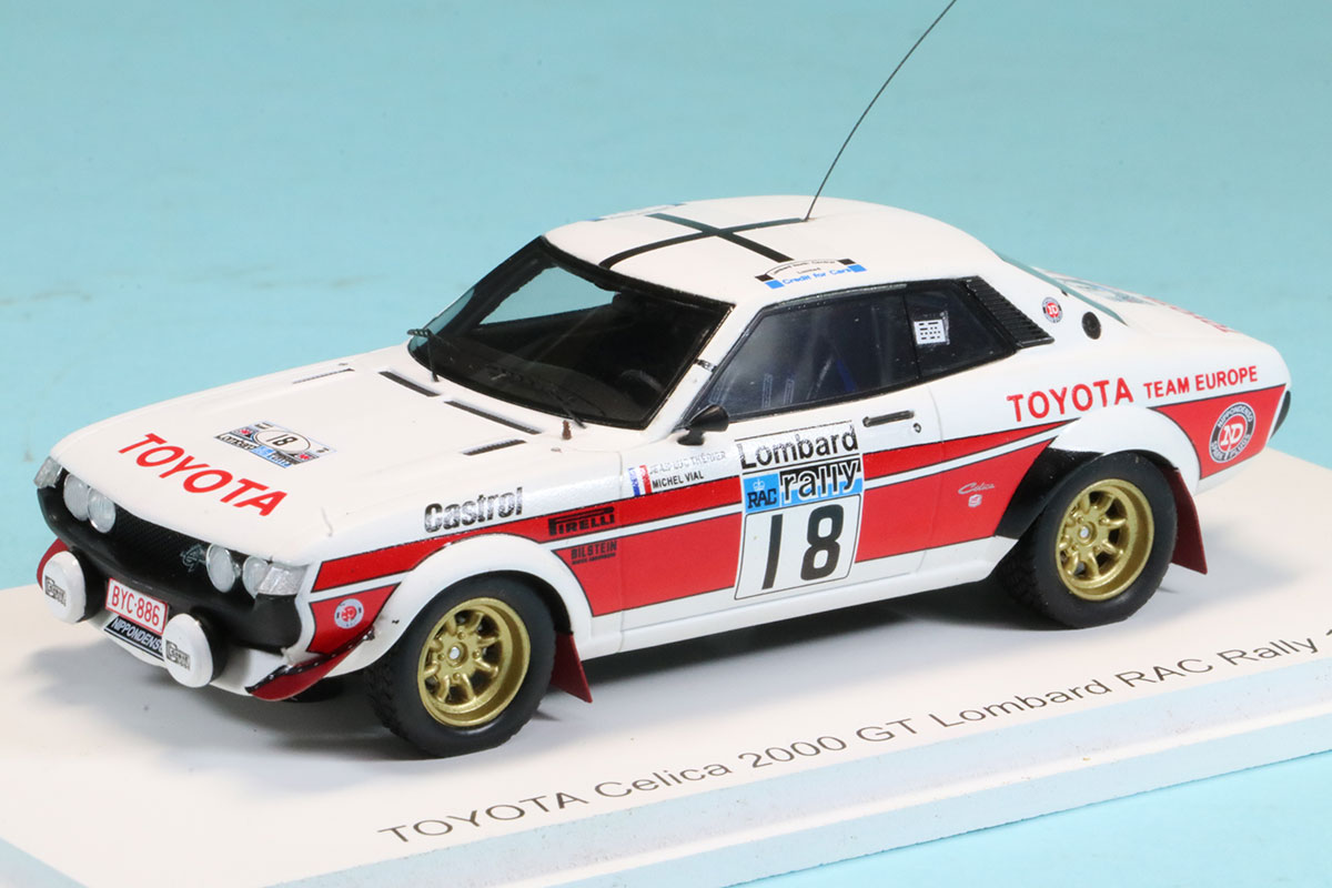 スパーク 1/43 トヨタ セリカ 2000 GT RAC ラリー 1977 No.18　S7724