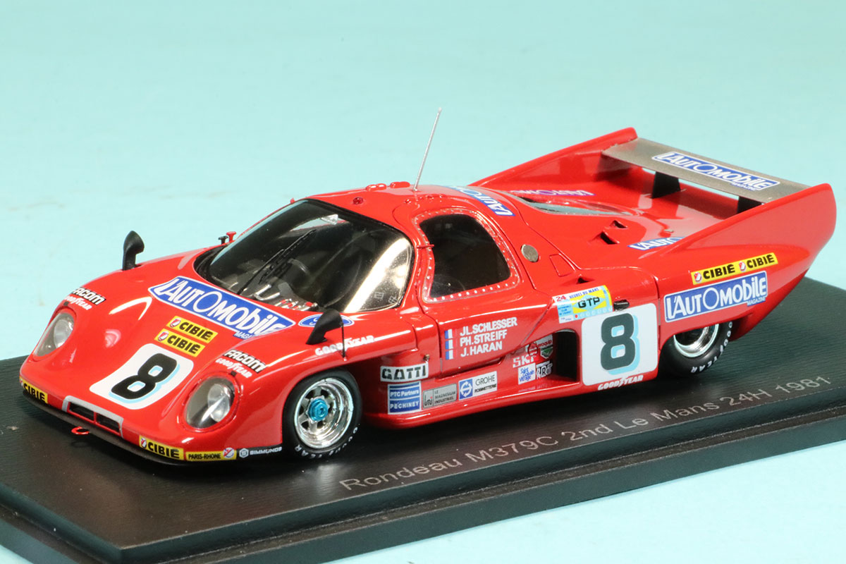 スパーク 1/43 ロンドー M379C ルマン 1981 No.8 S8458 ミニカー
