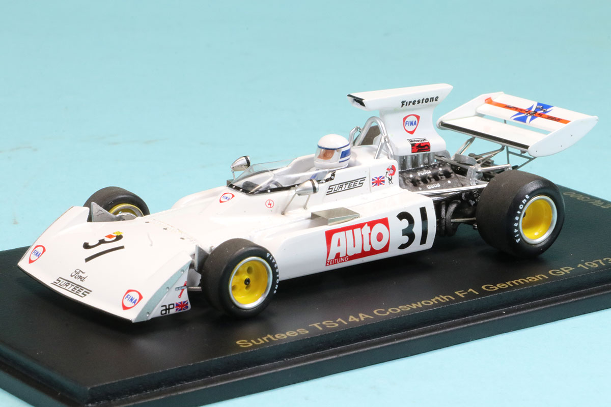 レースランド特注スパーク 1/43 サーティス TS14A ドイツGP  1973 J.マス　RS1784