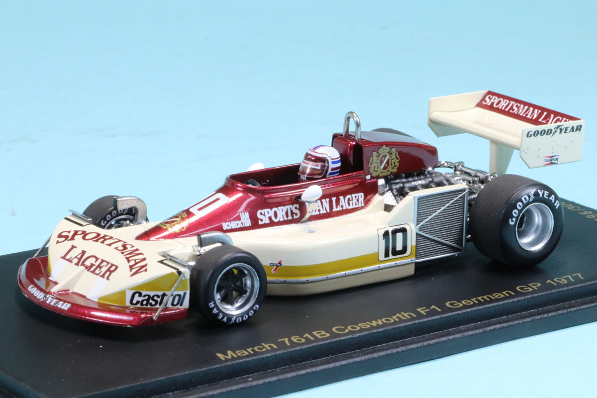レースランド特注スパーク 1/43 マーチ 761B ドイツGP  1977 I.シェクター　RS1777
