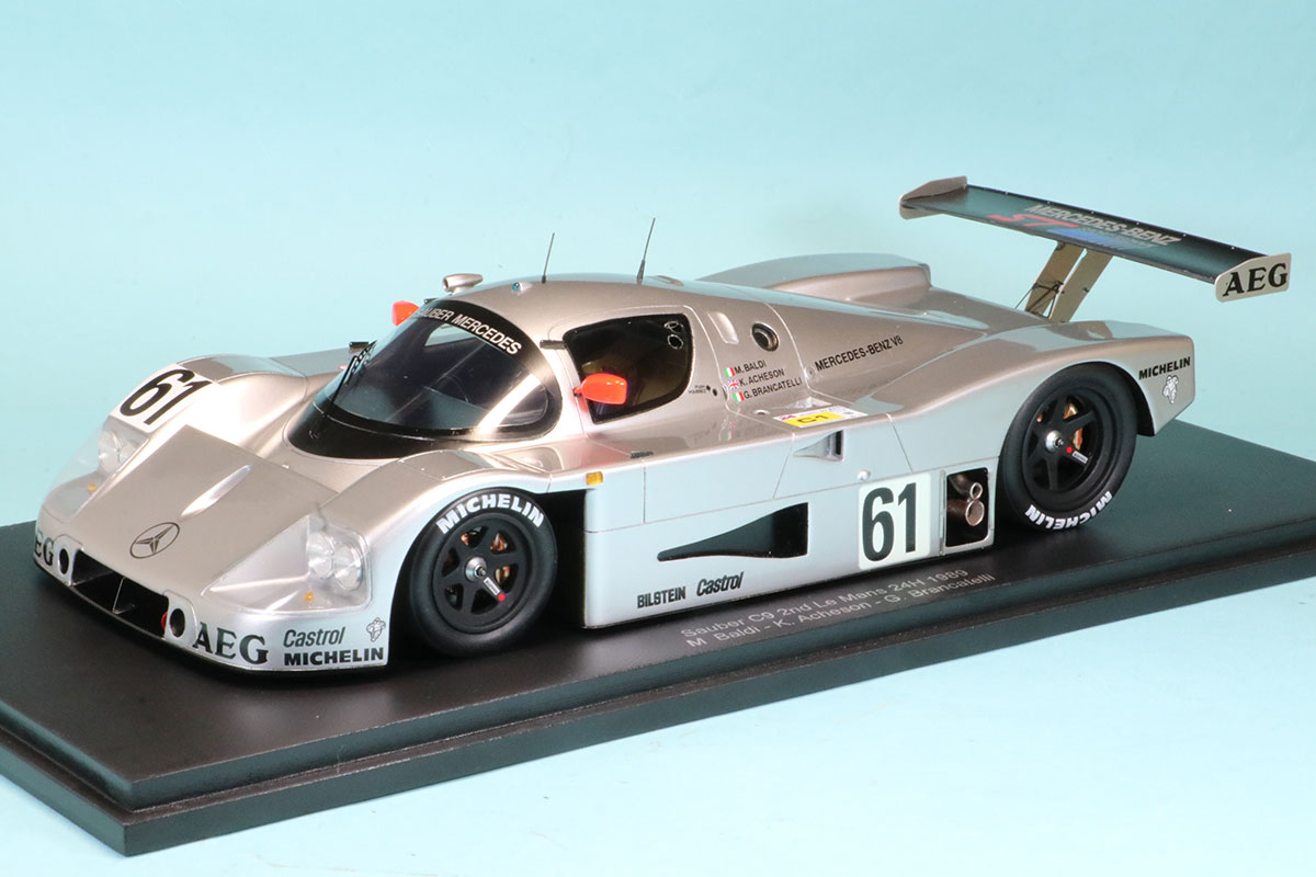スパーク 1/18 ザウバー メルセデス C9 ルマン 1989 No.61 2nd