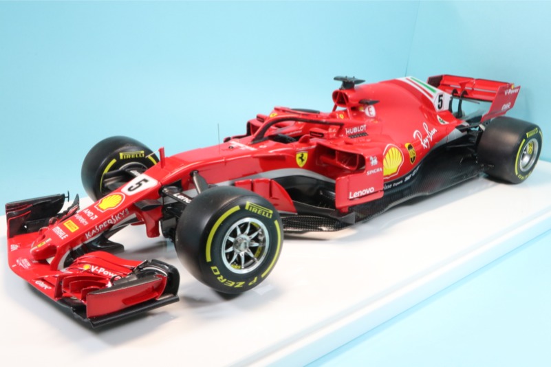 個人製作完成品 委託販売品 1/12 フェラーリ SF71H バーレーン GP S.ベッテル ウィナー RFK670BTO