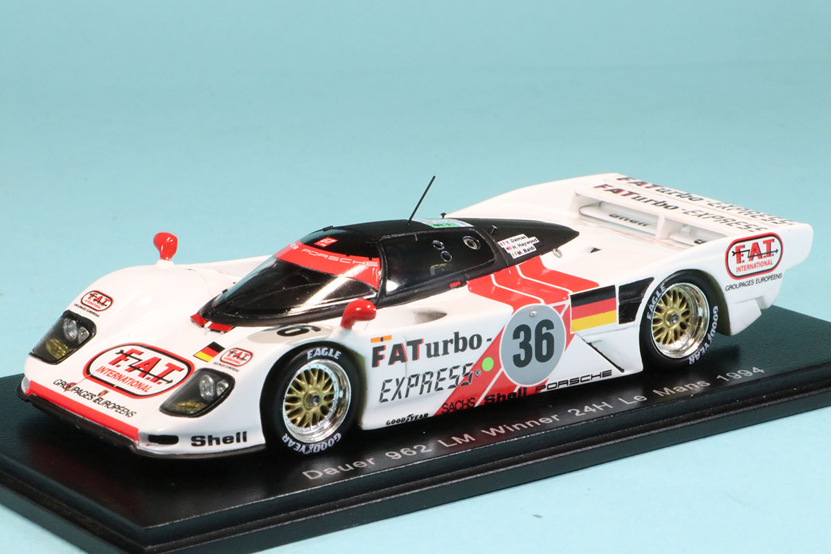 スパーク 1/43 ダウアー ポルシェ 962 "FAT" ルマン 24h 1994 Winner No.36　43LM94