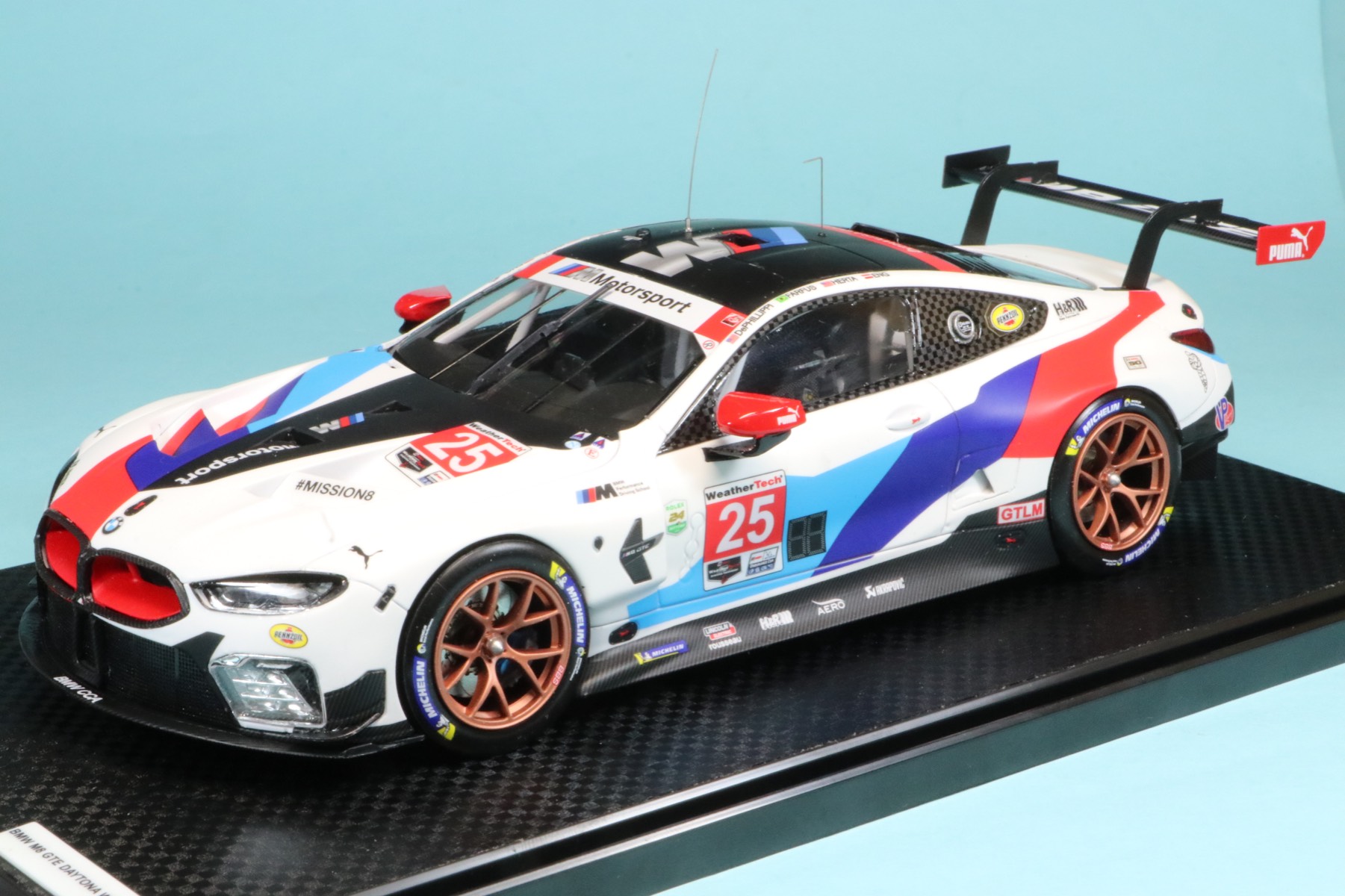 個人製作完成品 委託販売品 1/24 BMW M8 GTE デイトナ 2019 No.25 クラスウィナー　RFPN24010_MS