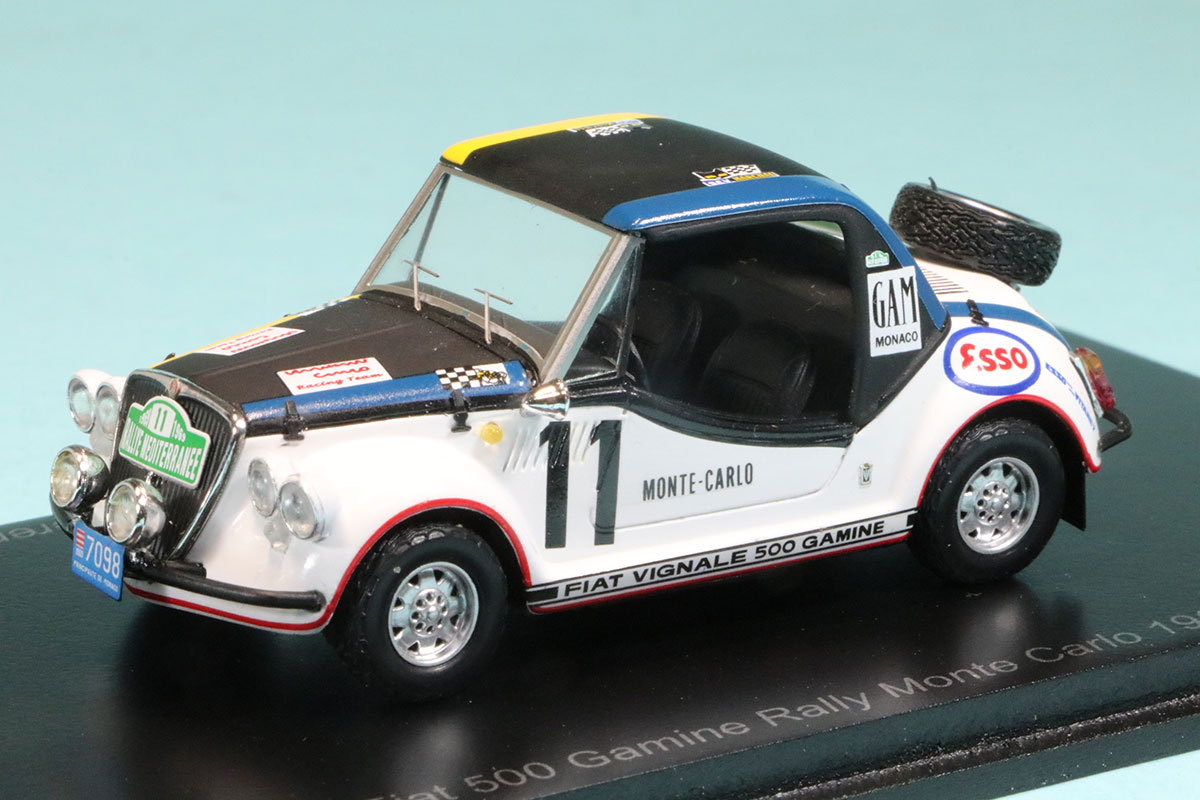 モンドモータース 1/43 フィアット 500 (ブラック) Amazon | FIAT ディーラー特注 MONDO MOTORS 1/43 Nuova FIAT500