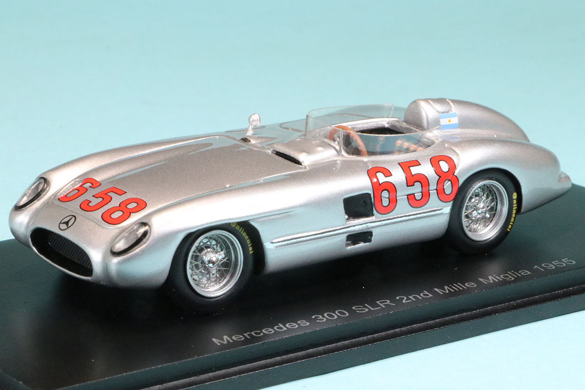スパーク 1/43 メルセデスベンツ 300 SLR ミレミリア 1955 No