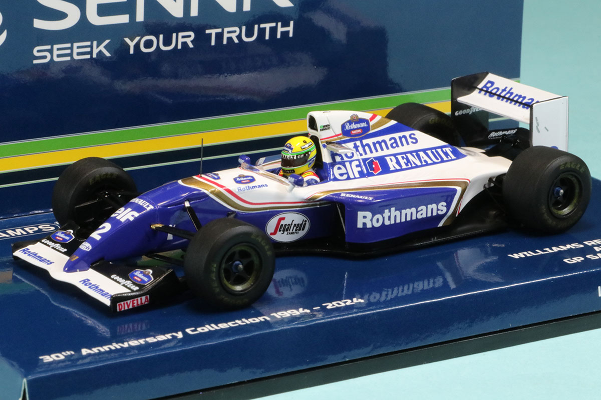 ミニチャンプス　1/43 ウィリアムズ FW16 A.セナ ロスマンズ仕様 予約] ミニチャンプス 1/43 ウィリアムズ ルノー FW16 A.セナ