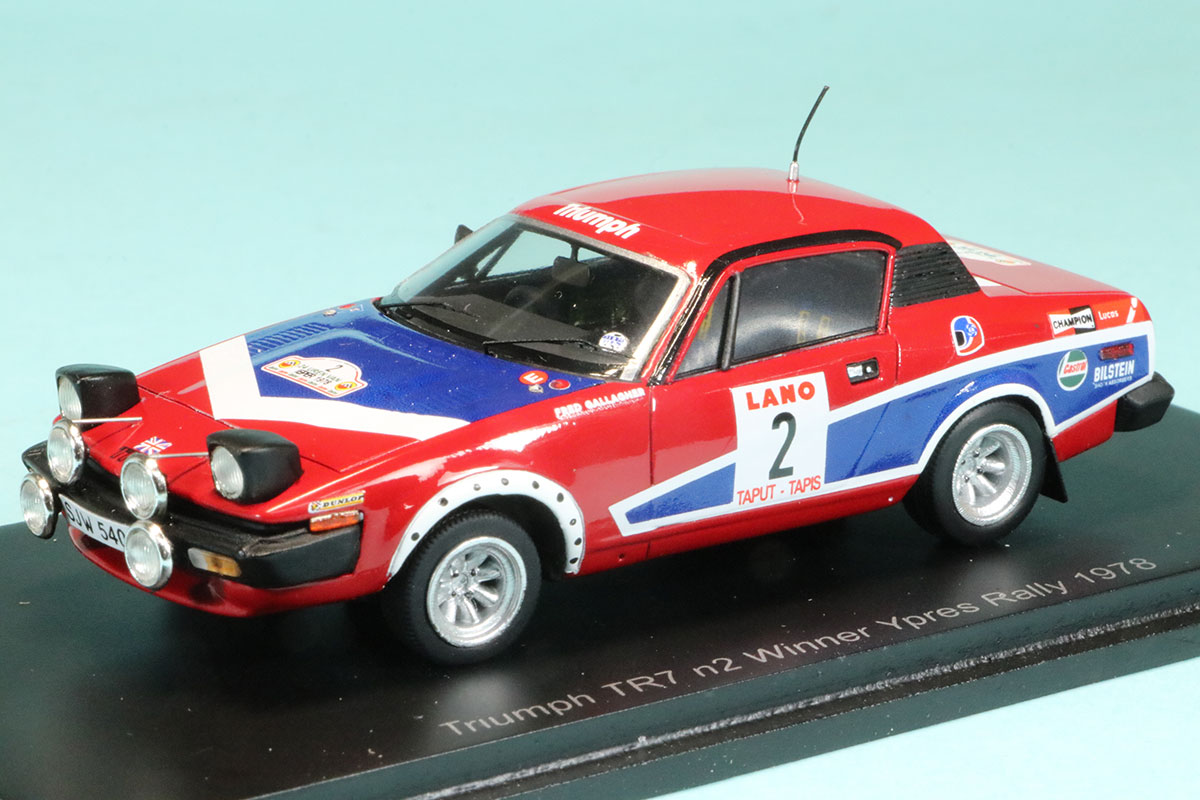 スパーク 1/43 トライアンフ TR7 イーペルラリー 1978 Winner No.2　S7056